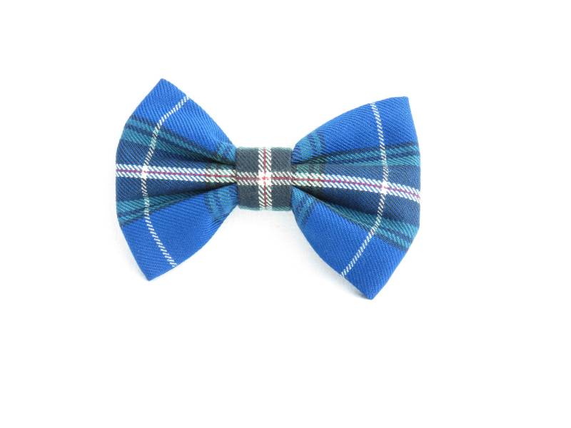 Fliege, Nova Scotia Tartan Fliege in Royal Blau Und Weiß Kariert von dolldressedup