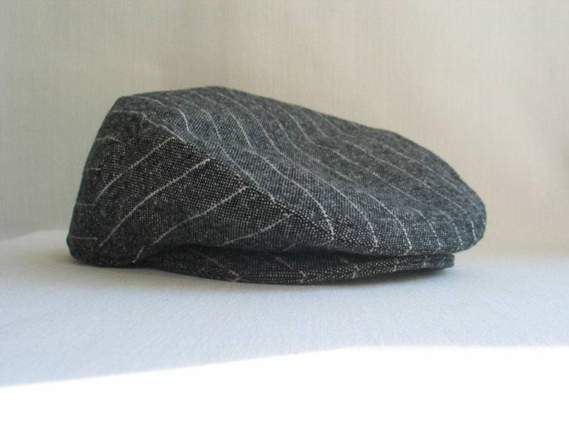 Graue Tweed Wolle Schiebermütze Herren Geburtstagsgeschenk von dolldressedup