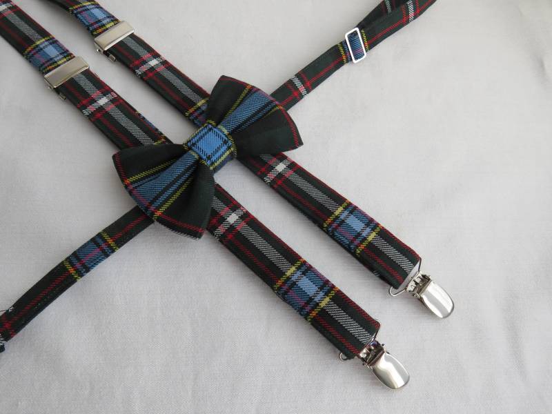 Labrador Tartan Hosenträger Und Fliege Ein Geschenk Für Neufundländer von dolldressedup