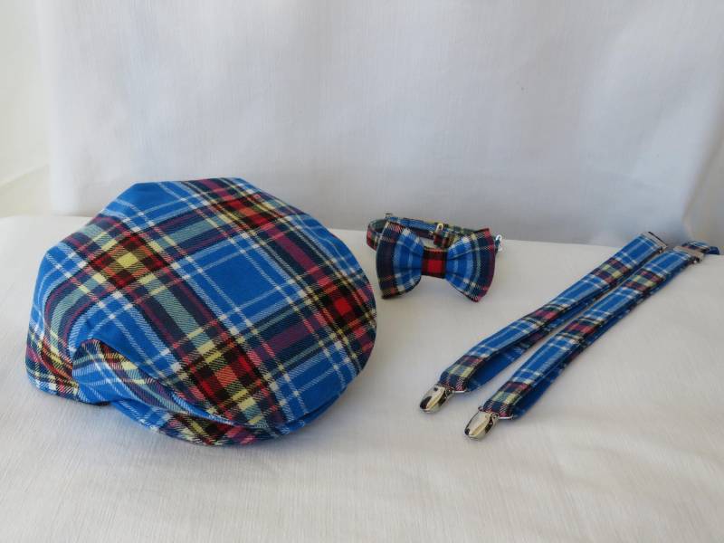 Oromocto Tartan Schiebermütze Hosenträger Und Fliege Set Made in New Brunswick von dolldressedup