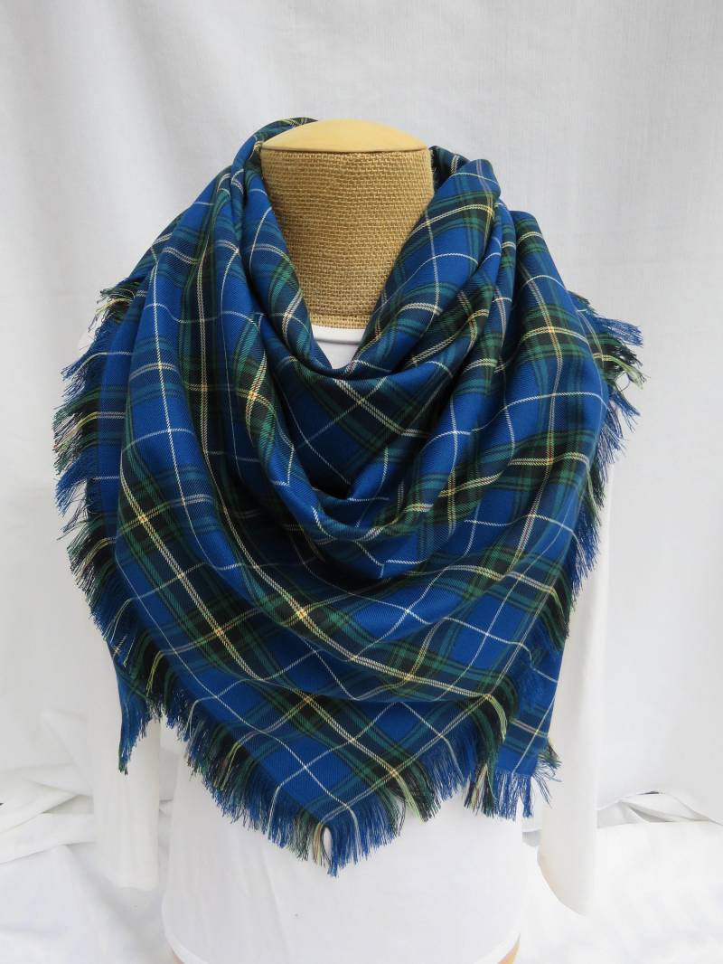 Schal, Nova Scotia Tartan Decke Decke, Royal Blau #novascotiastrong von dolldressedup