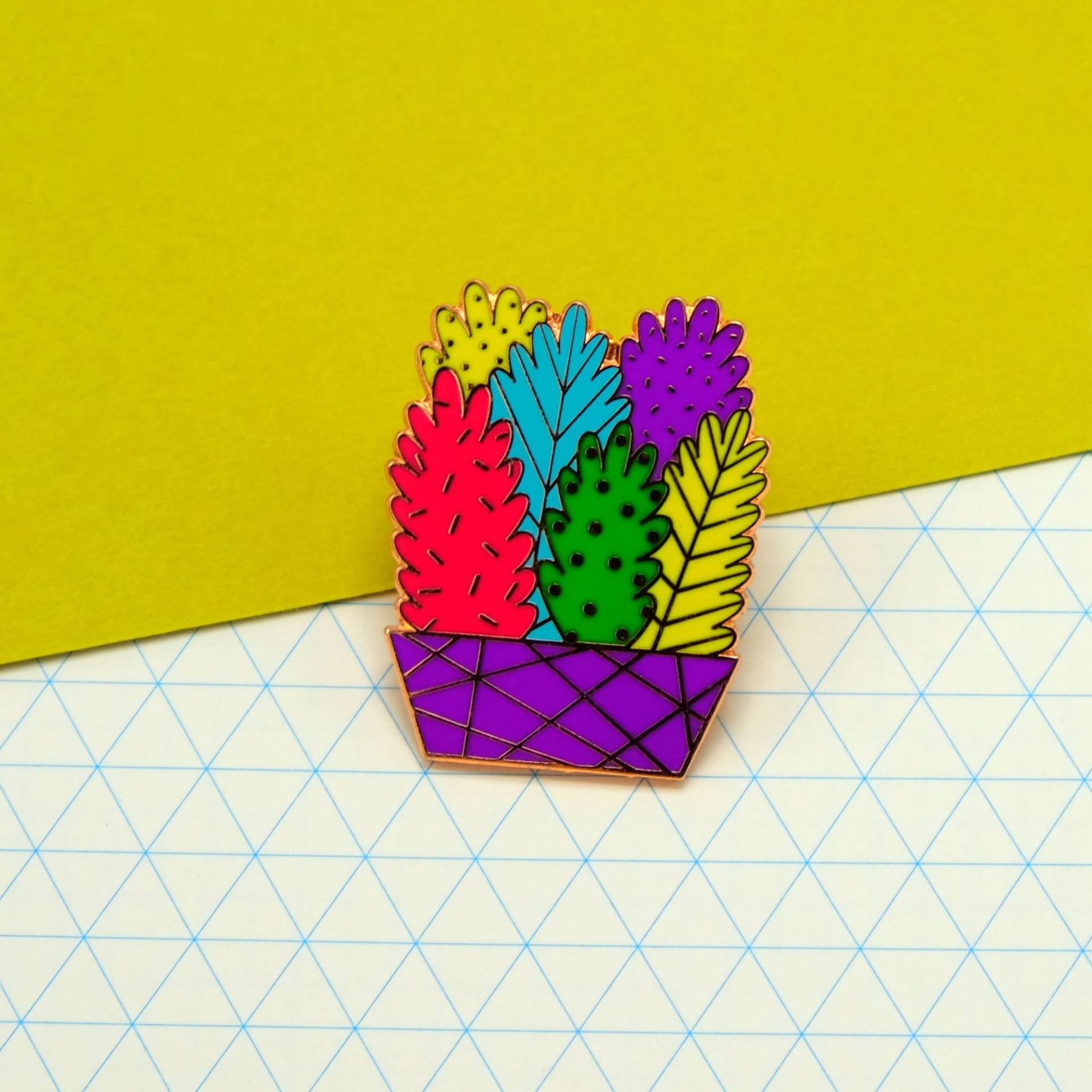 Pflanze-Muster-Pin Von Boyoun Kim Pflanze-Muster-Pin Von Boyoun Kim von domeyshop