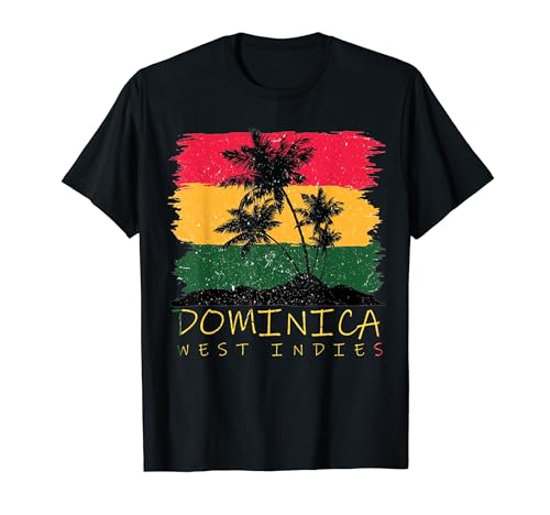 Dominica-T-Shirt, Dominica-Kleidung, Dominica-Shirt für Damen T-Shirt von dominica flag tshirt, dominica , dominica for kid