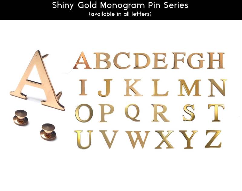 A-Z Letter Lapel Anstecknadel Monogramm Gold Messing Rose Initial Buchstabe Alphabet Schmuck Accessoire Minimal Design Shopping Custom A Bis Z A A-Z Letter Lapel Anstecknadel Monogramm Gold Messing Rose Initial Buchstabe Alphabet Schmuck Accessoire Minimal Design Shopping Custom A Bis Z A von donburee