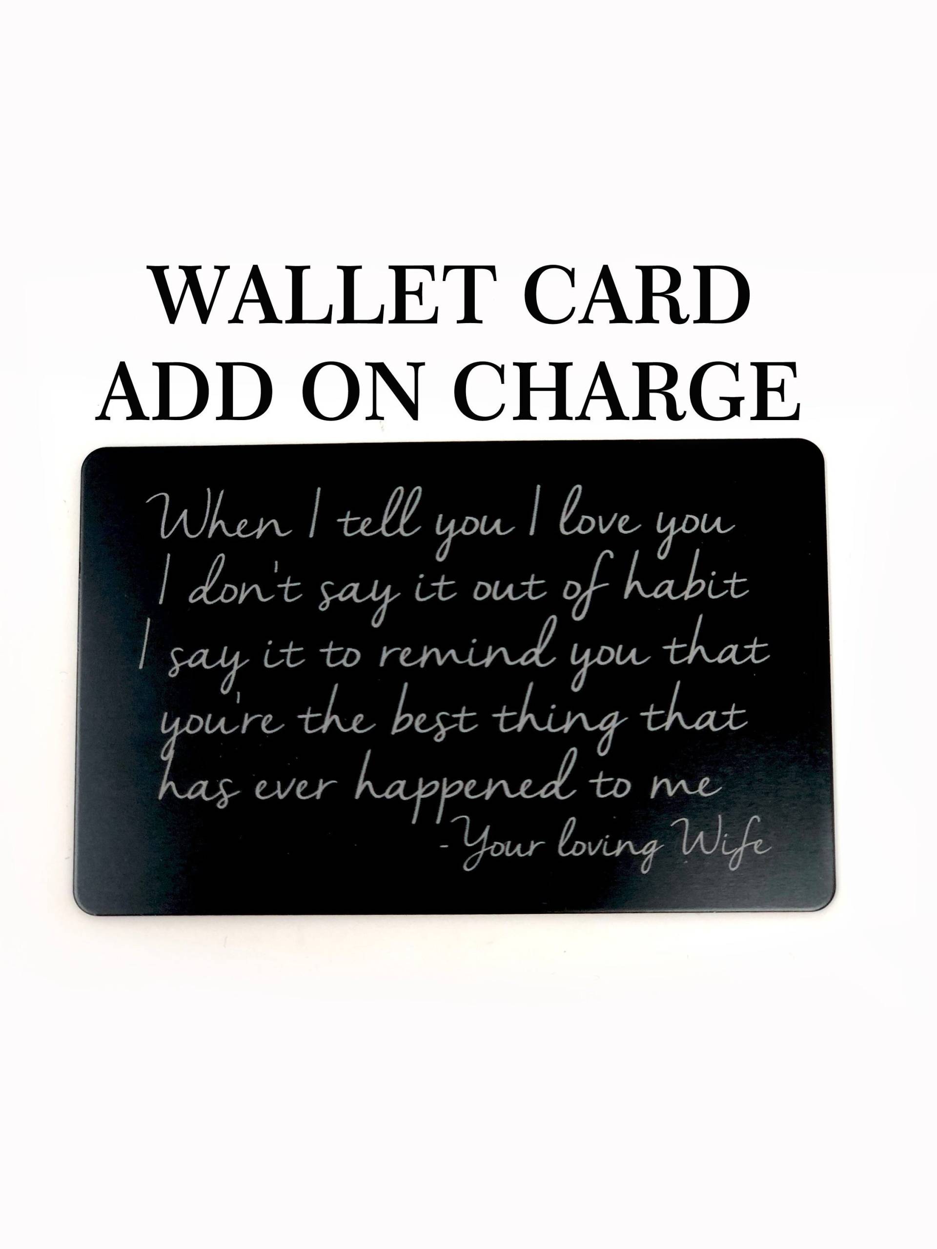 Reserviert - Add On Wallet Card Insert | Kontaktiert Vor Dem Kauf von donebetter