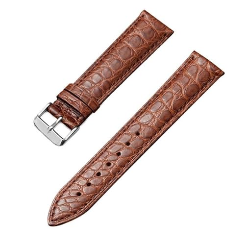 dongriuk Leder-Uhrenarmband für Maurice Lacroix Artisan Unisex mit Schmetterlingsschnalle(Brownbs2,20mm) von dongriuk