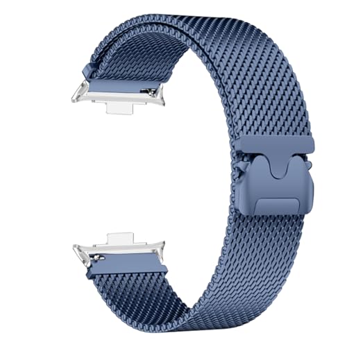 dongriuk Milanese Loop Band für Redmi Watch 5 4 Armband für Mi Band 9pro/8pro Armband Ersatz Metallband Zubehör(Blue,Miband 9 8 pro) von dongriuk