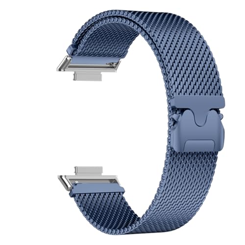 dongriuk Milanese Magnetarmband für Huawei Fit 3 2 1 Metallschlaufe Armband Armband(Light blue,Fit 2) von dongriuk