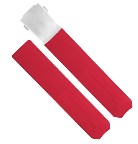 dongriuk Sport-Silikon-Armband für Tissot Touch T013 T047 T-Sport T013420A T047420A T33 Wasserdichtes Uhrenarmband(Red silver,20mm) von dongriuk