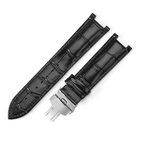 dongriuk Uhrenarmbänder aus echtem Leder für die Uhrenkette GC Ya133309(Blackbs) von dongriuk