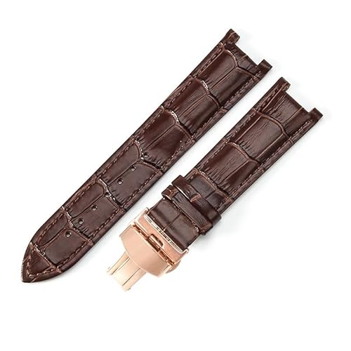 dongriuk Uhrenarmbänder aus echtem Leder für die Uhrenkette GC Ya133309(Brownbr) von dongriuk