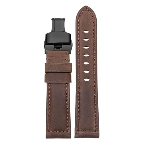 dongriuk Vintage-Armband aus gebürstetem Rindsleder für Tissot 1853 Speed-Leder-Uhrenarmband(Brownb1,21mm) von dongriuk
