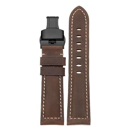 dongriuk Vintage-Armband aus gebürstetem Rindsleder für Tissot 1853 Speed-Leder-Uhrenarmband(Brownb2,20mm) von dongriuk