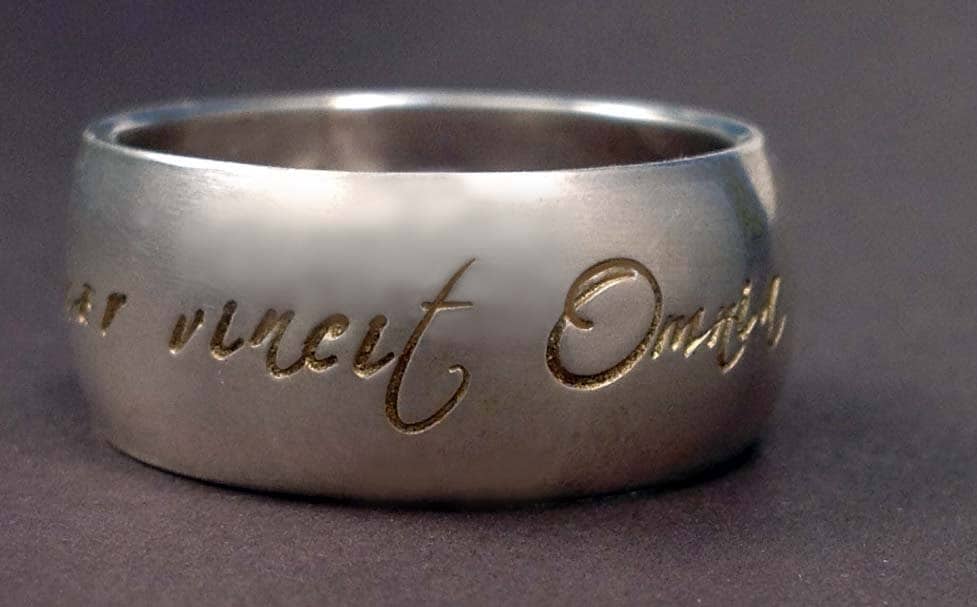 Ausverkauft. Benachrichtige Mich Per E-Mail, Wenn Der Artikel Wieder Verfügbar Ist. Breiter Silber-Band/Personalisierter Ring/Klobiger Kuppel von donnaOdesigns