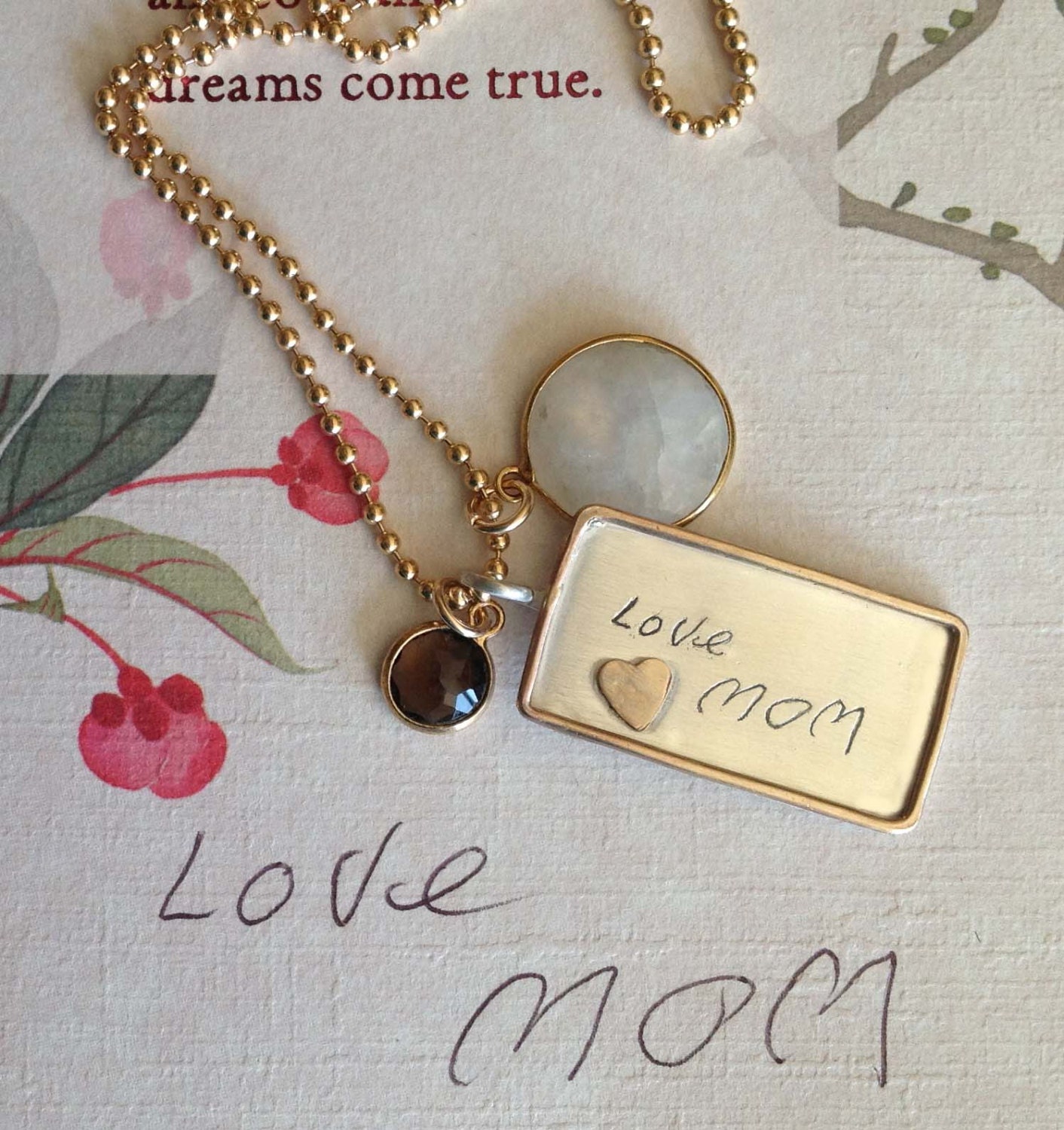 Ausverkauft. Benachrichtige Mich Per E-Mail, Wenn Der Artikel Wieder Verfügbar Ist. Eigene Handschrift Anhänger Von Donnaodesigns von donnaOdesigns