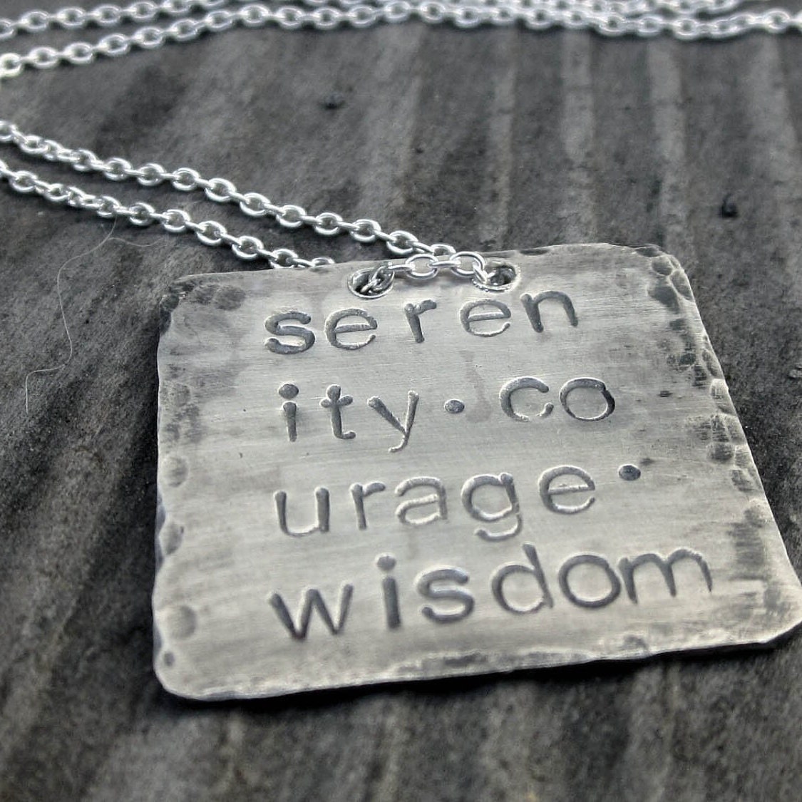 Ausverkauft. Benachrichtige Mich Per E-Mail, Wenn Der Artikel Wieder Verfügbar Ist. Gebet Schmuck Mut Weisheit Nüchternheit Halskette Von von donnaOdesigns