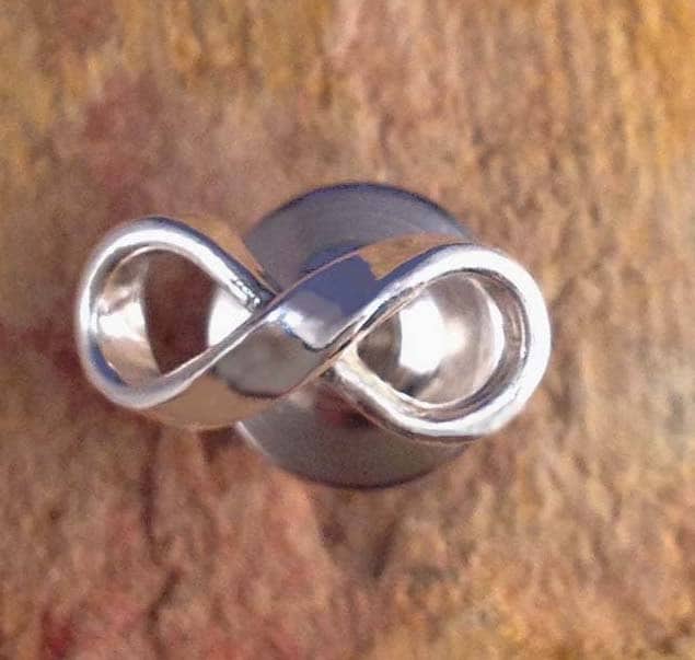 Ausverkauft. Erhalten Sie Eine E-Mail-Benachrichtigung, Wenn Es Wieder Verfügbar Ist. Infinity Krawattennadel/Geschenk Für Den von donnaOdesigns