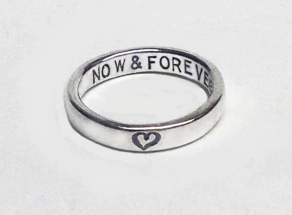 Personalisierter Ring/Hochzeitsring/Sterling Silber Posey Ring/Hochzeitsring/Name/Datum Stapelring/Unikat Geschenk von donnaOdesigns