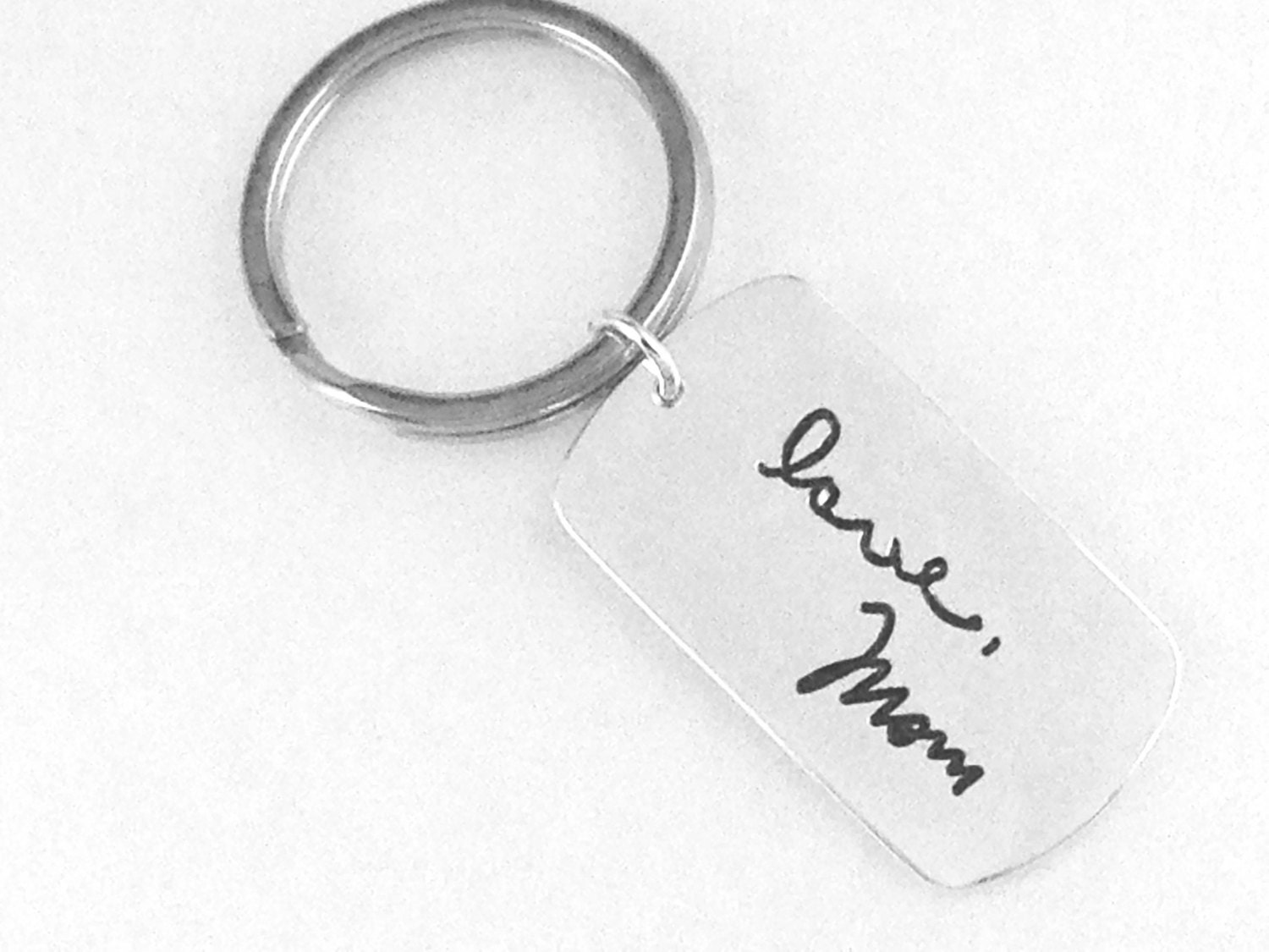 sterling Hundemarke Keyring Eigene Handschrift Von Donnaodesigns von donnaOdesigns