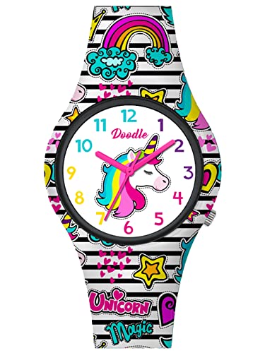 Doodle Watch Kinderuhr Einhorn Quarz mit Silikonband DO32010 von Doodle Watch