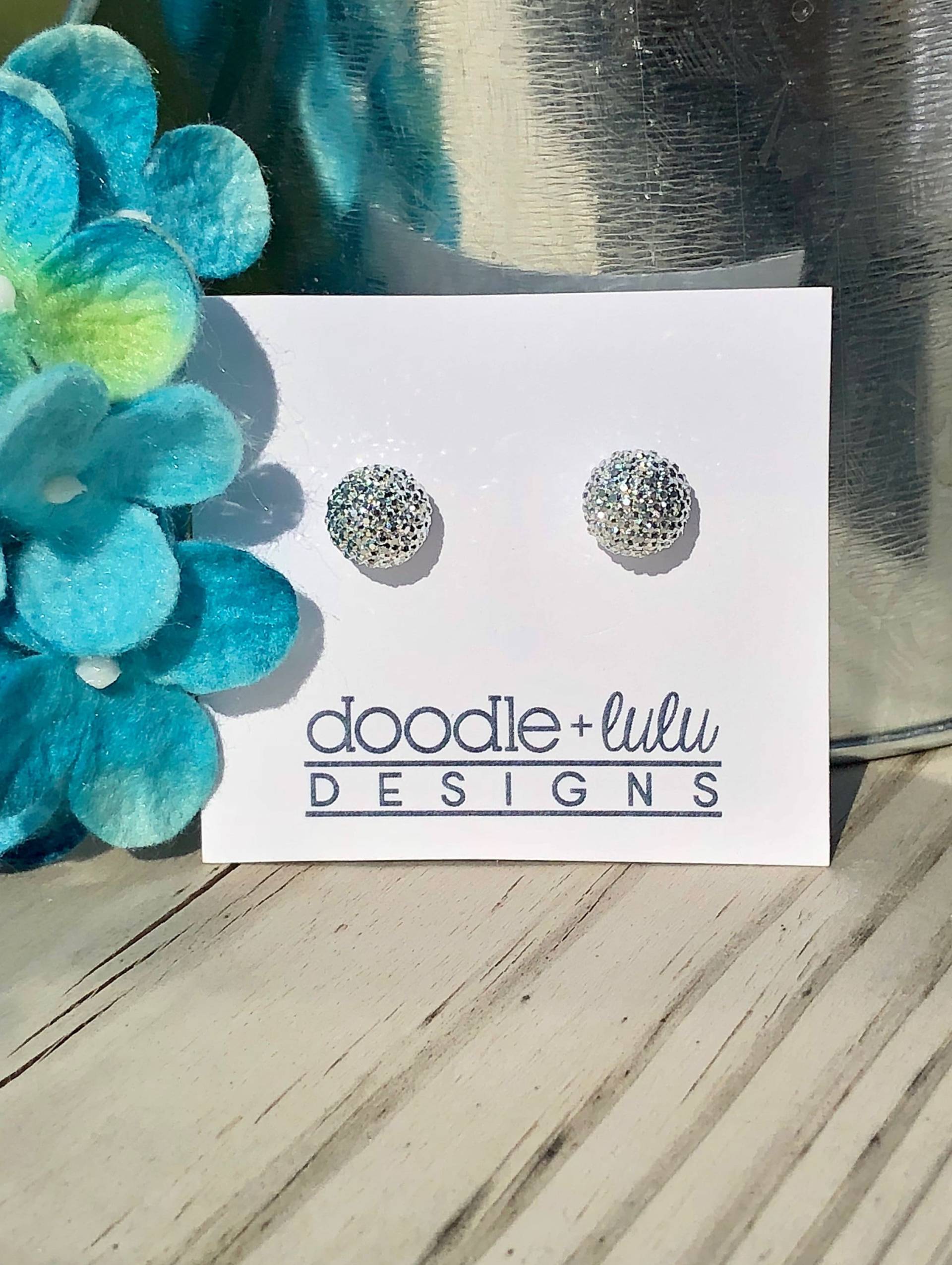 Disco Ohrstecker von doodleandluludesigns