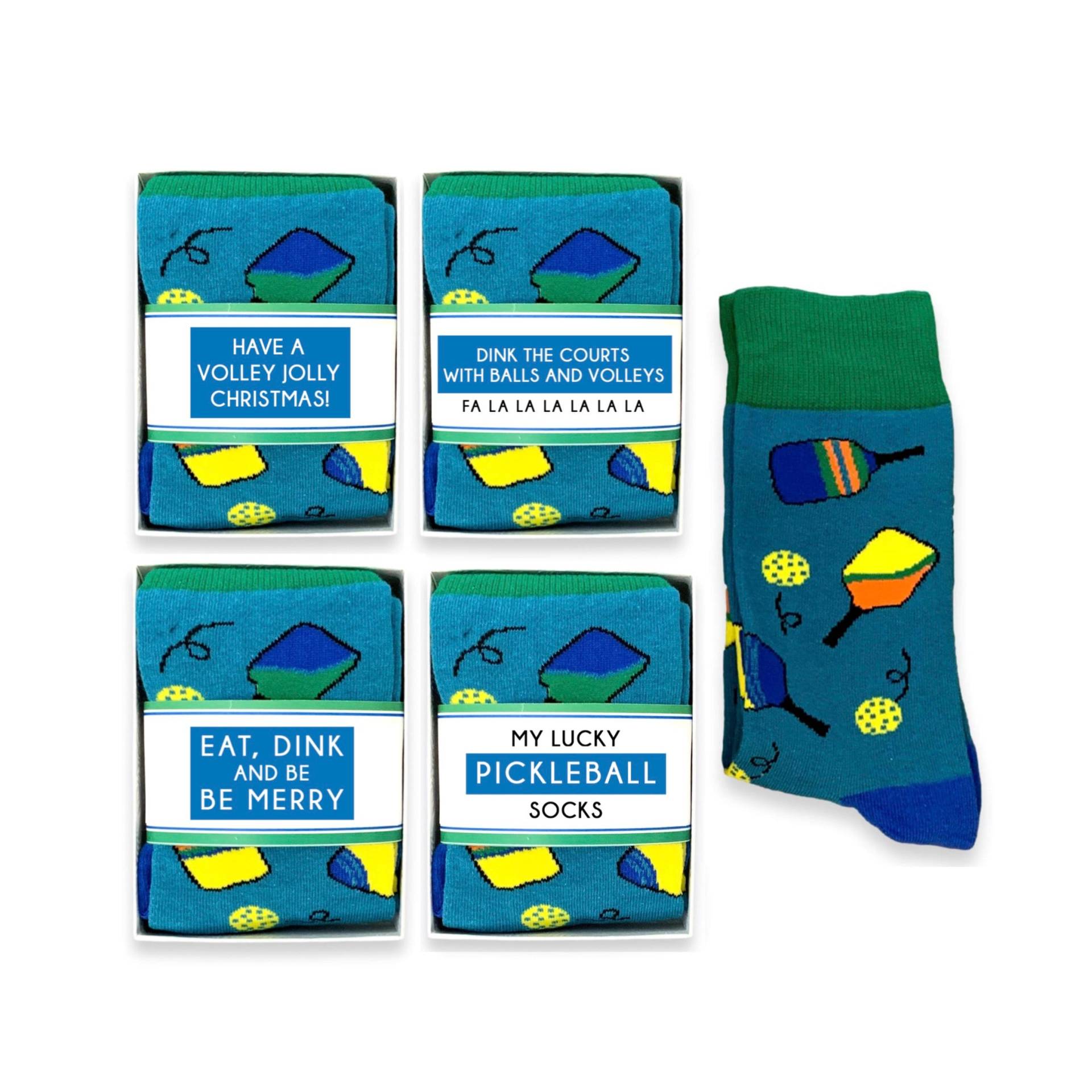 Pickleball Weihnachtsgeschenke, Socken Für Männer, Frauen, Lustige Sock Wrap & Weihnachtsspielspiel, Weihnachtsgeschenke von doodlebead