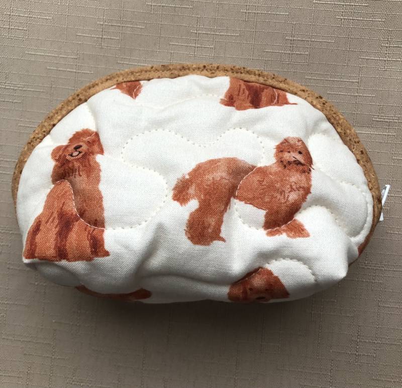 Golden Doodles - Kleine Gesteppte Geldbörse von doodlebugdogs