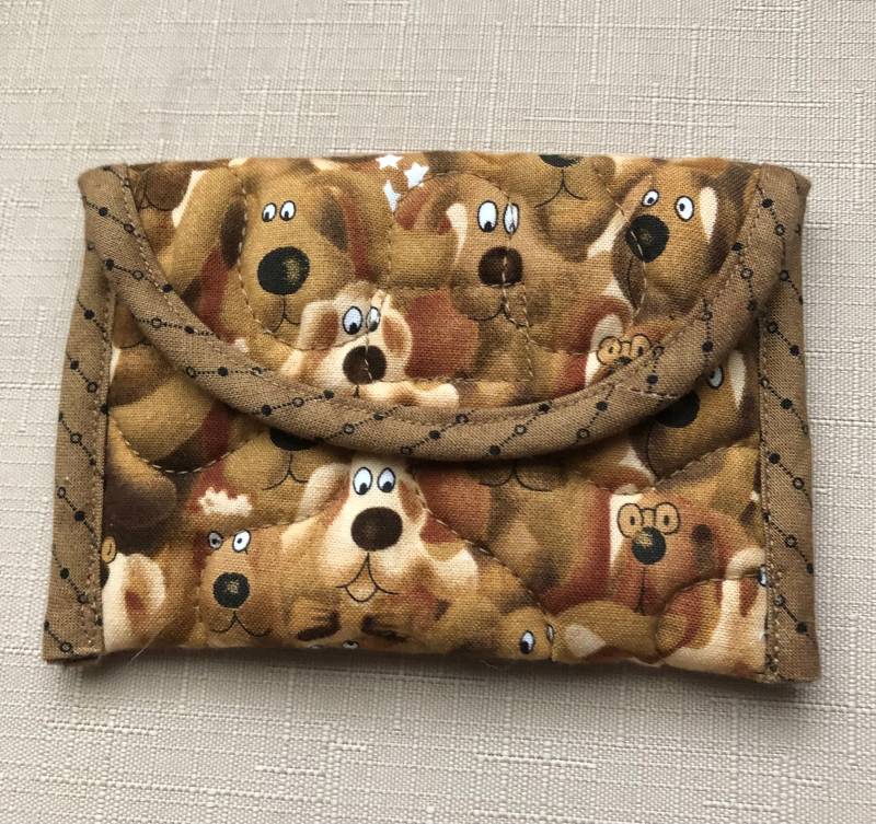 Kartenhalter - Braune Hunde von doodlebugdogs