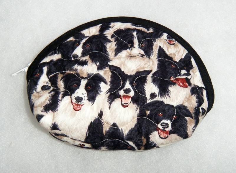 Kleine Gesteppte Geldbörse - Border Collies von doodlebugdogs