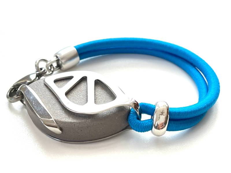 Bellabeat Blatt-Armband Silberakzent, Buntes Dehnbares Band von dooglelinhk