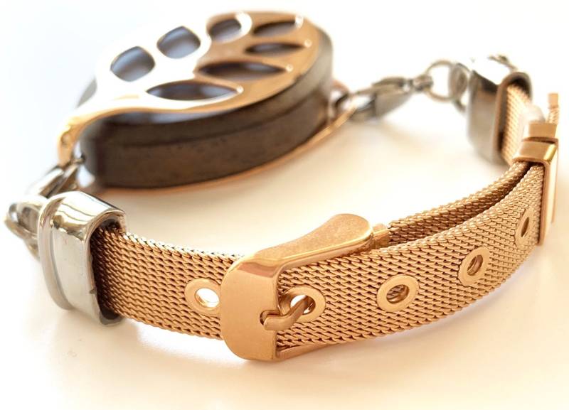 Bellabeat Leaf Armband Rose Gold Edelstahl Mit Dual-Ton-Metalle von dooglelinhk