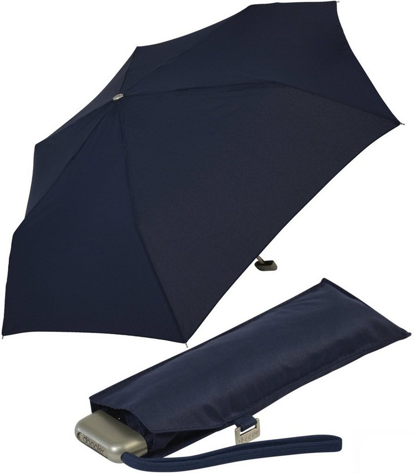 doppler® Stockregenschirm ein leichter und flacher Schirm für jede Tasche, dieser treue Begleiter findet überall Platz von doppler®