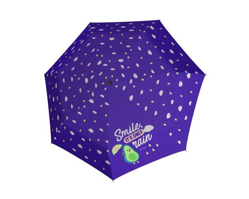 doppler® Taschenregenschirm Mini Smiling Avo Schultaschenschirm Regenschirm Kinderschirm von doppler®