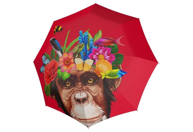 doppler® Taschenregenschirm Modern Art Magic Flower Monkey Regenschirm Schirm Automatik 74615726 von doppler®