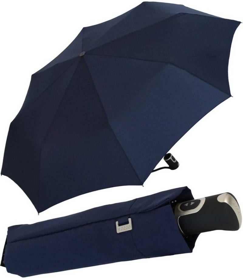 doppler® Taschenregenschirm praktischer, leichter Schirm mit Auf-Zu-Automatik, ideal für Handtasche oder Reisegepäck von doppler®