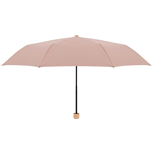 Doppler nature mini - Gentle Rose - nachhaltiger Regenschirm - Handöffner - 270 Gramm - nachwachsende Rohstoffe - Windkanal getestet von Doppler