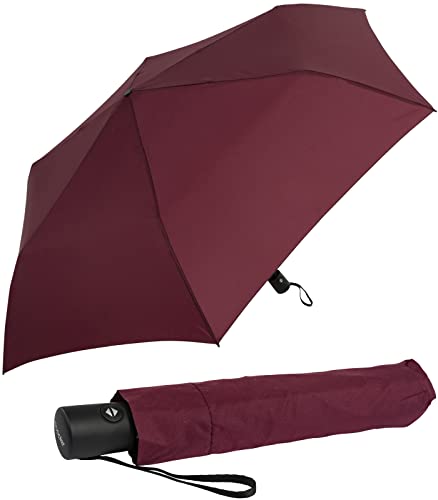 Doppler Zero Magic Mini Damen Taschenschirm mit Auf-Zu-Automatik und UV-Schutz - royal Berry von Doppler