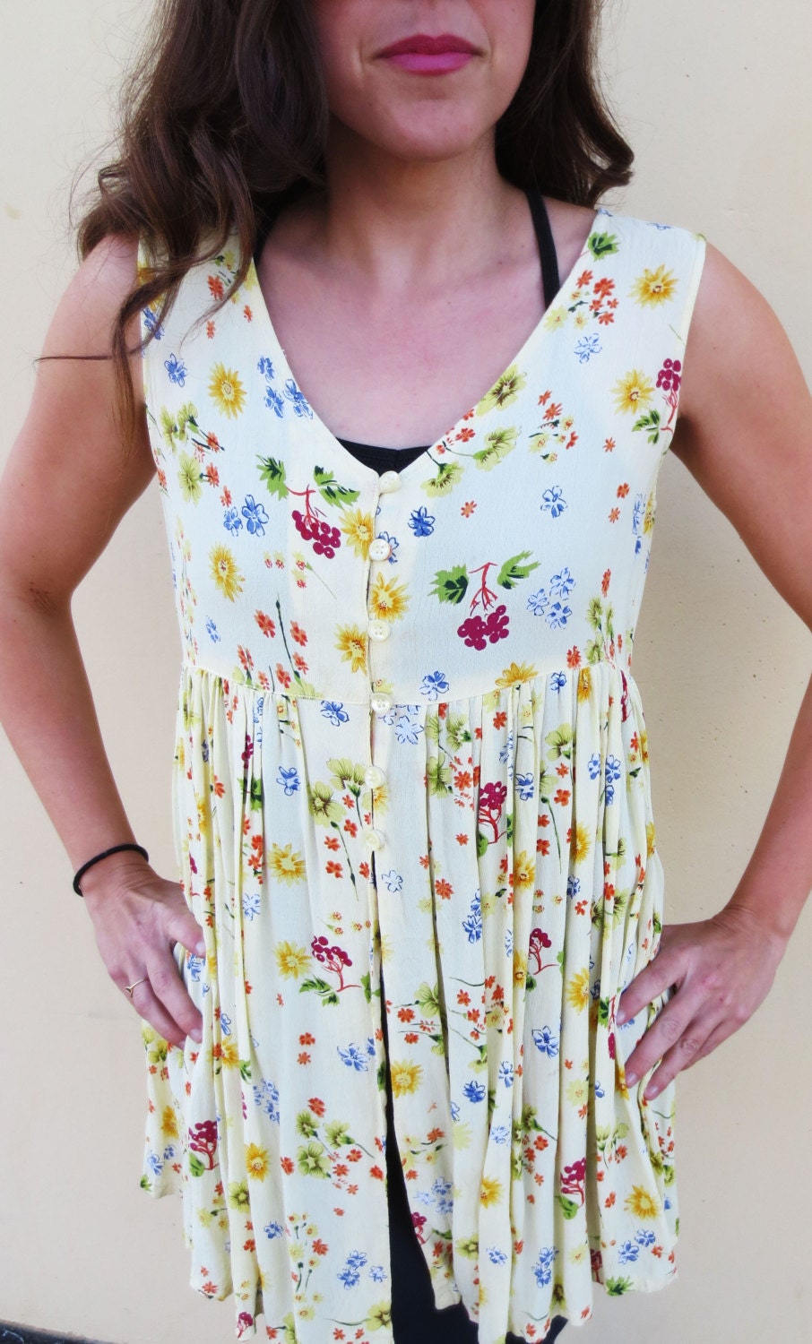 Boho Chic Lange Bluse Shirt Anfang Der 1990Er Jahre Vintage Boho Chic Lange Bluse Shirt Anfang Der 1990Er Jahre Vintage von dormousevintage