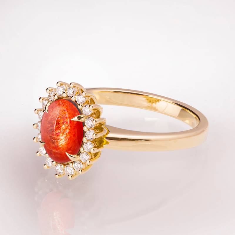 Sonnenstein Ring, Diamant Ring von doronmerav