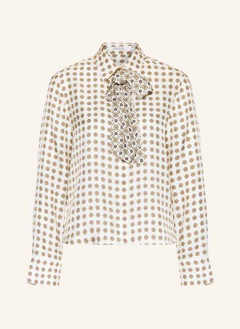 Dorothee Schumacher Hemdbluse Aus Seide Mit Abnehmbarer Schluppe weiss von dorothee schumacher