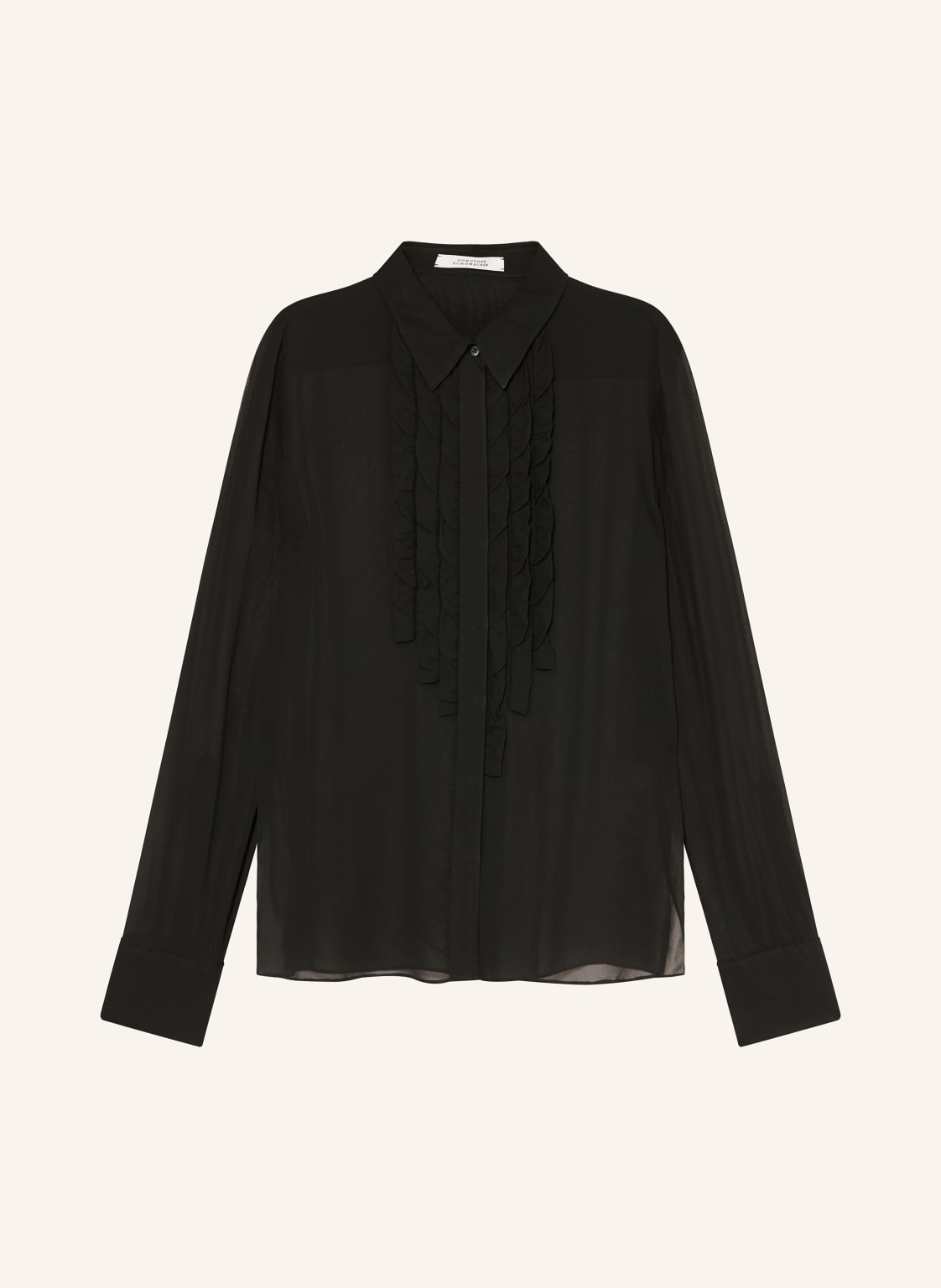 Dorothee Schumacher Hemdbluse Sheer Twist schwarz von dorothee schumacher