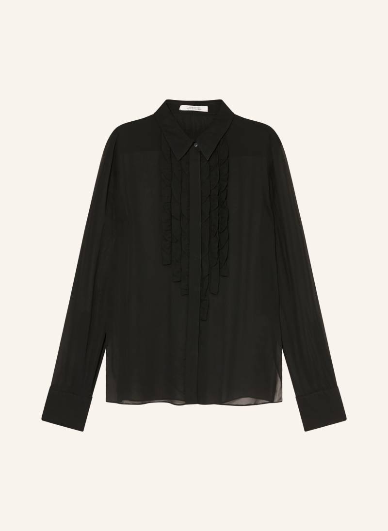 Dorothee Schumacher Hemdbluse Sheer Twist schwarz von dorothee schumacher