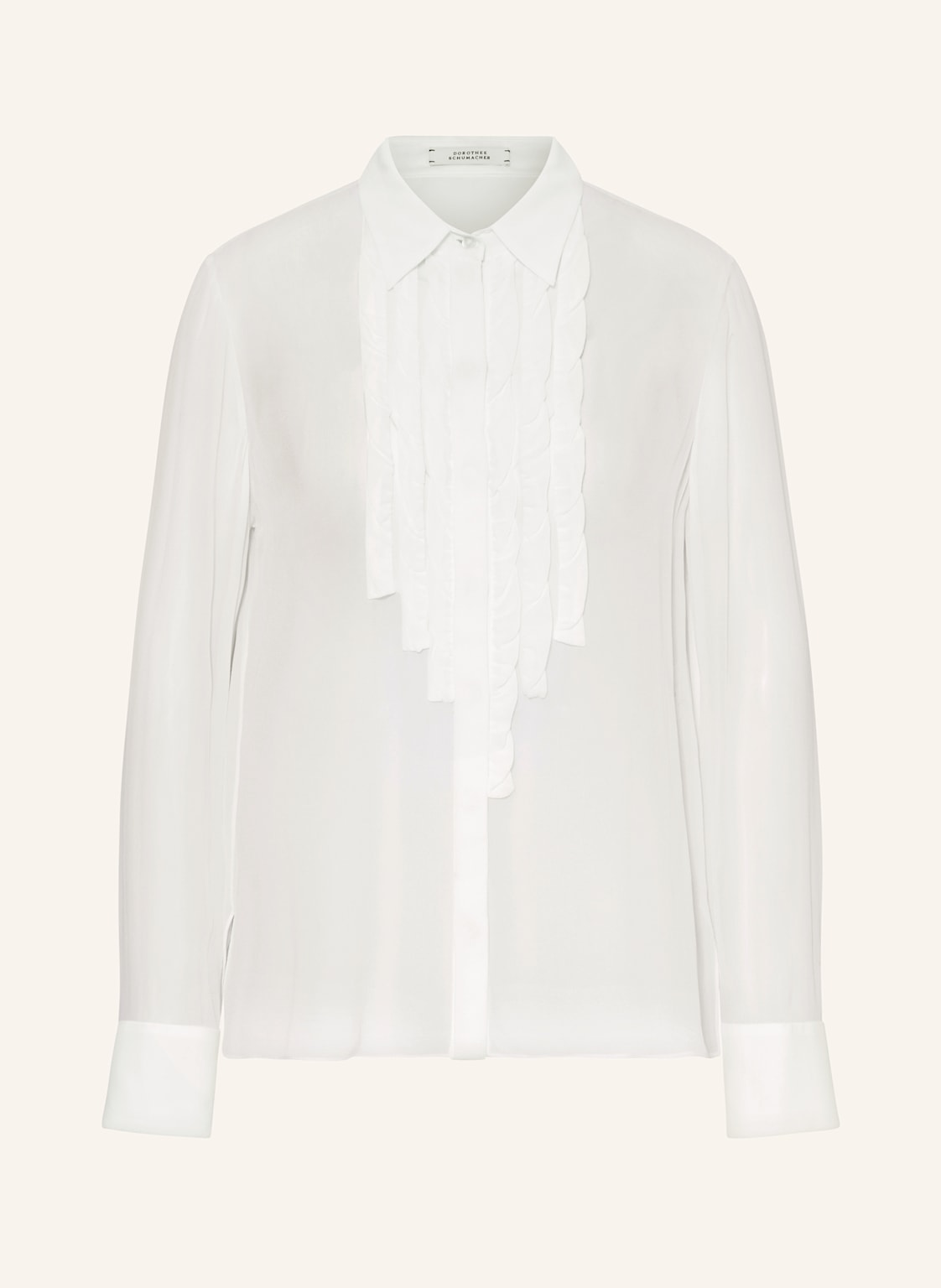 Dorothee Schumacher Hemdbluse Sheer Twist weiss von dorothee schumacher