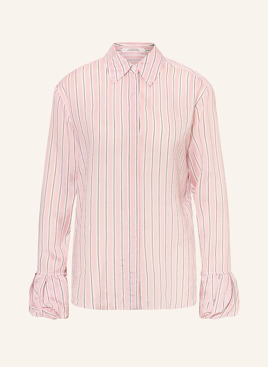 Dorothee Schumacher Hemdbluse Striped Ease rosa von dorothee schumacher