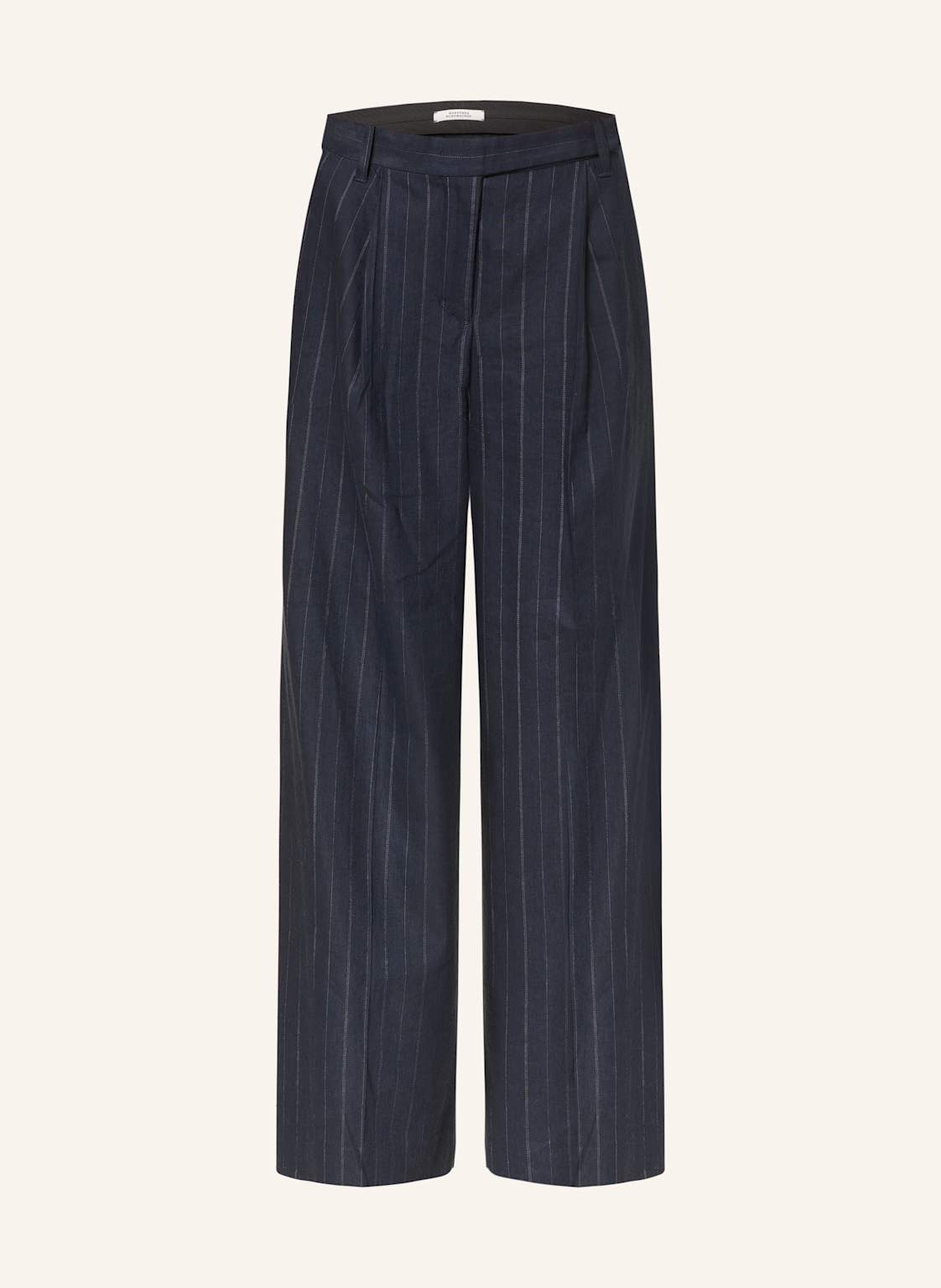 Dorothee Schumacher Marlenehose Modern Sophistication Mit Leinen blau von dorothee schumacher