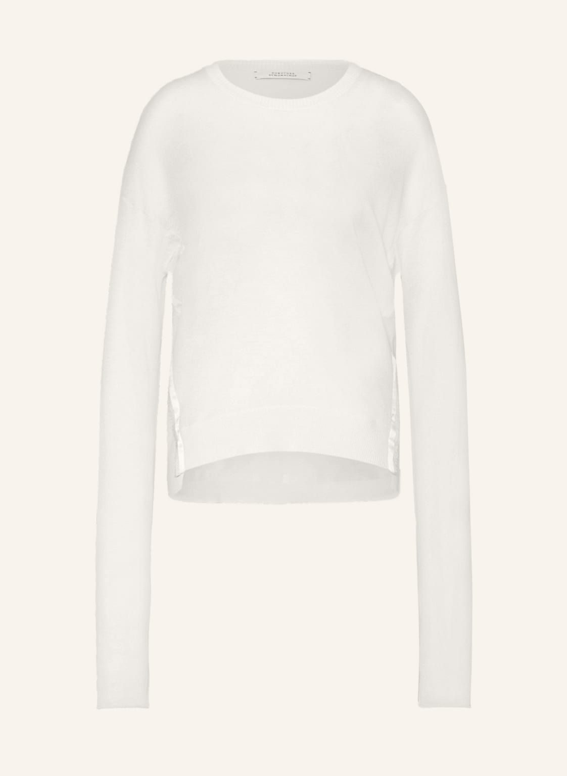 Dorothee Schumacher Pullover Mit Cashmere weiss von dorothee schumacher