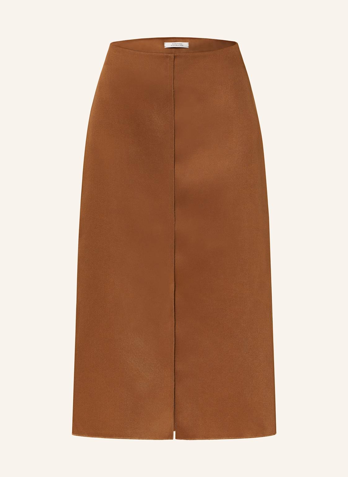 Dorothee Schumacher Satinrock Shiny Statement braun von dorothee schumacher
