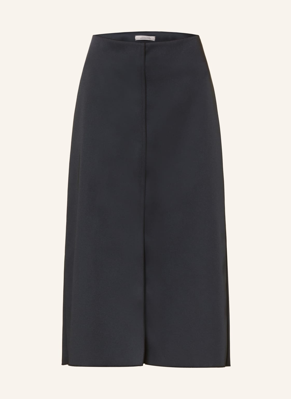 Dorothee Schumacher Satinrock Shiny Statement grau von dorothee schumacher