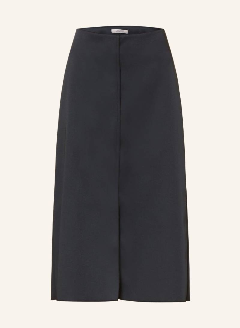 Dorothee Schumacher Satinrock Shiny Statement grau von dorothee schumacher