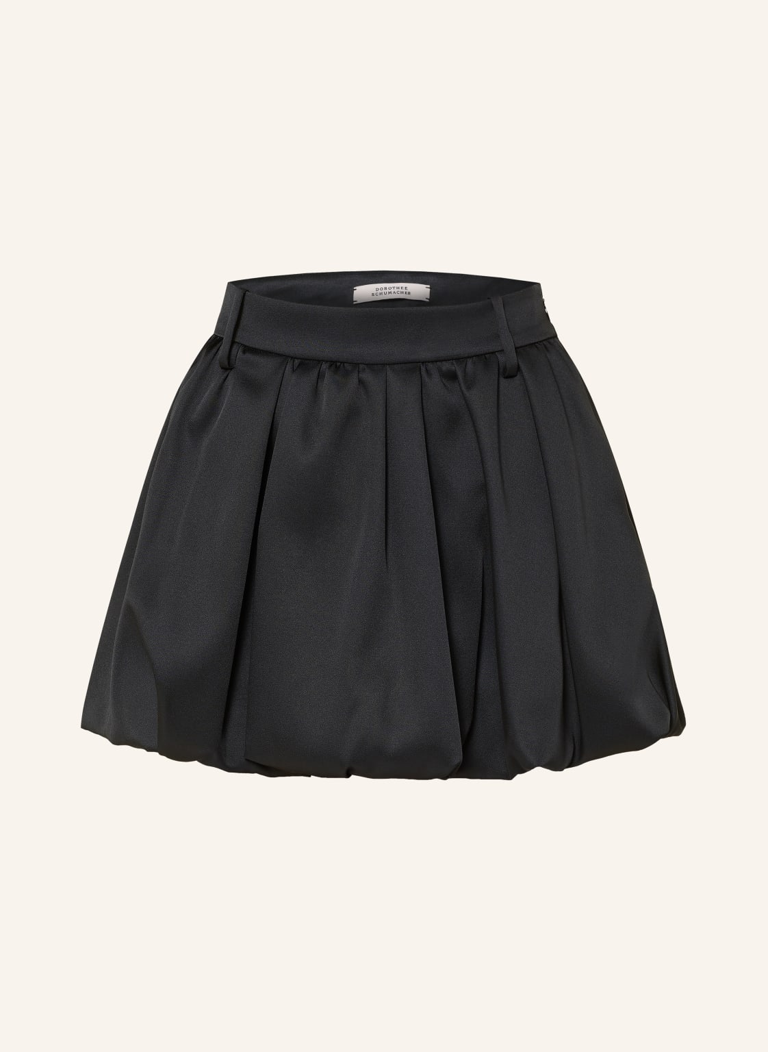 Dorothee Schumacher Satinrock Shiny Statement grau von dorothee schumacher